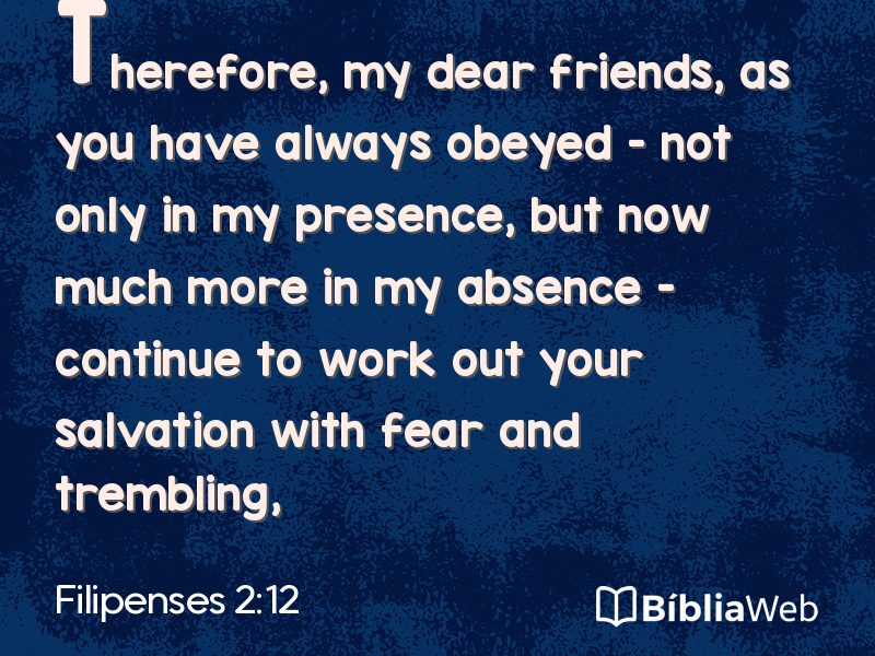 Filipenses 2:12 em imagem para compartilhar