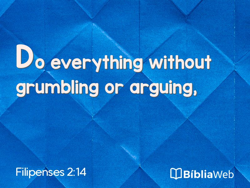 Filipenses 2:14 em imagem para compartilhar
