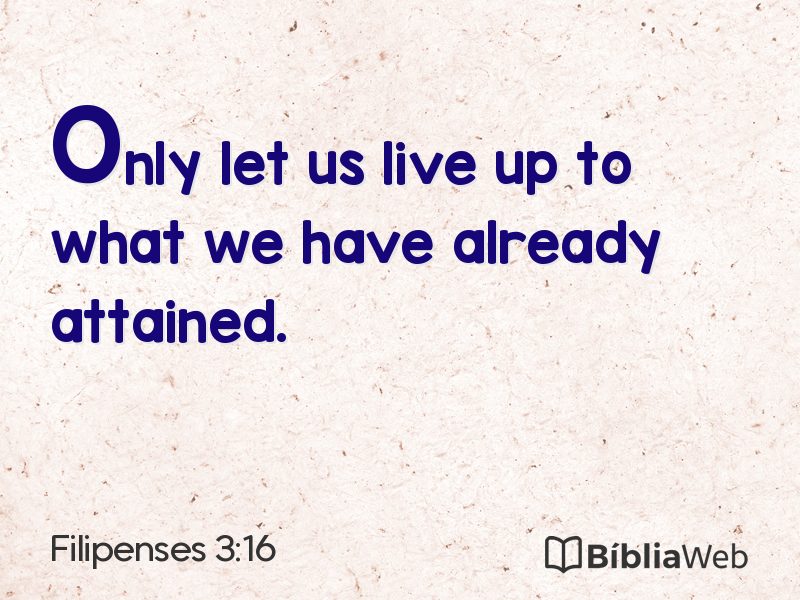 Filipenses 3:16 em imagem para compartilhar