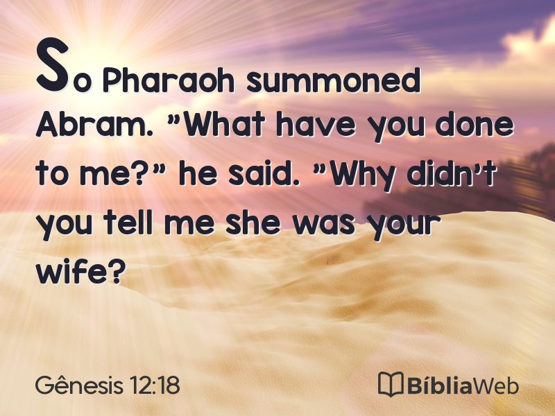 Gênesis 12:18 em imagem para compartilhar