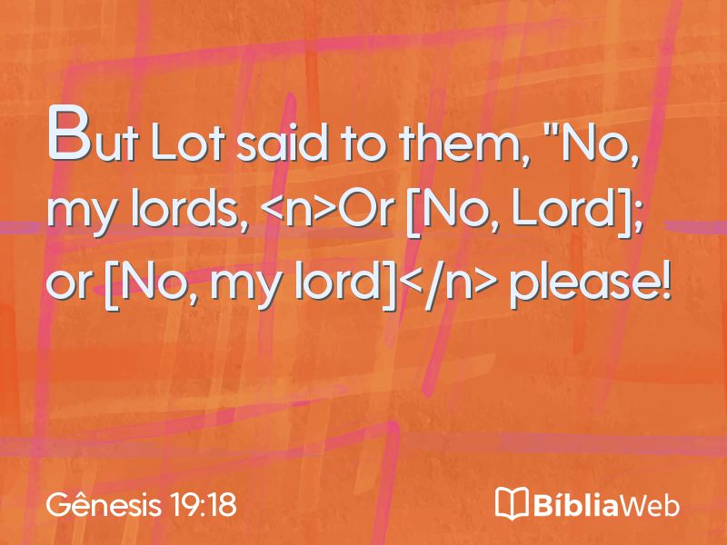 Gênesis 19:18 em imagem para compartilhar