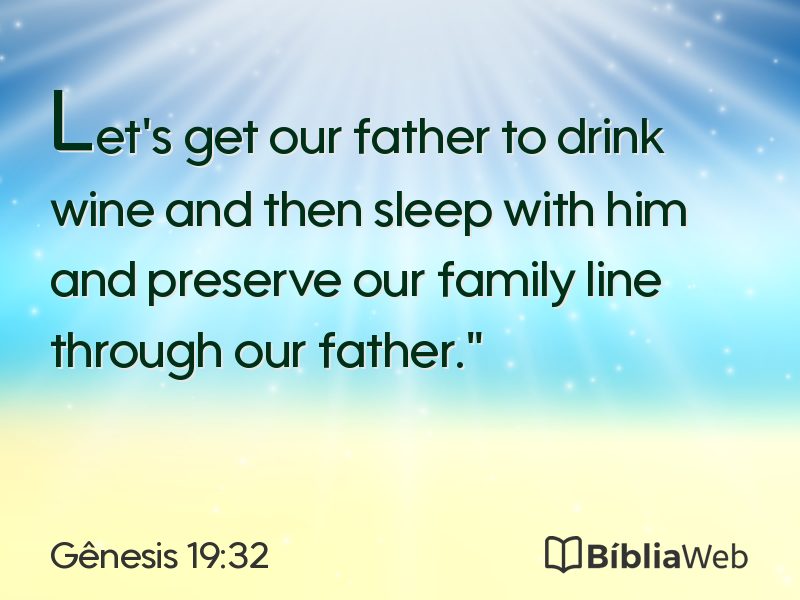 Gênesis 19:32 em imagem para compartilhar
