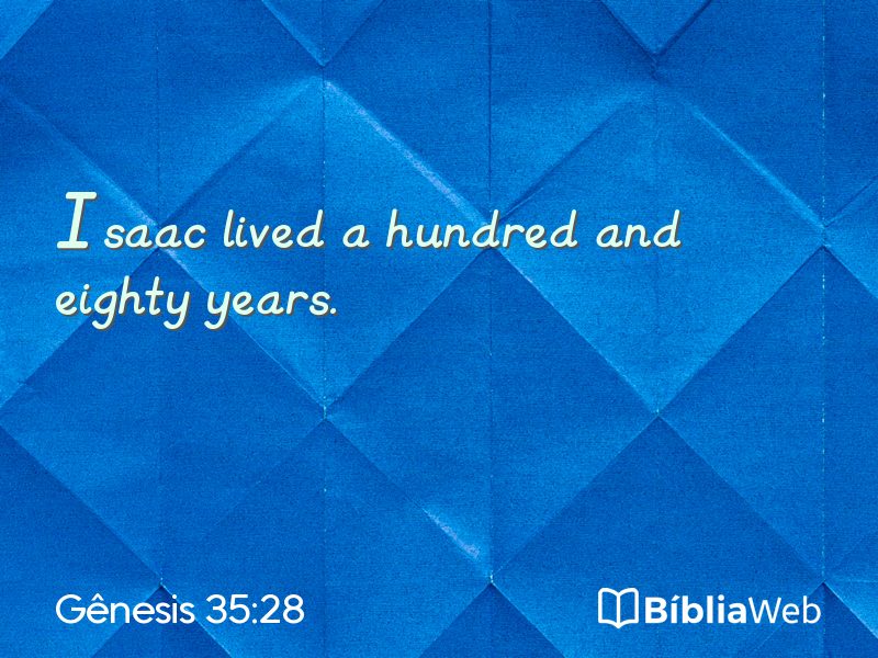 Gênesis 35:28 em imagem para compartilhar