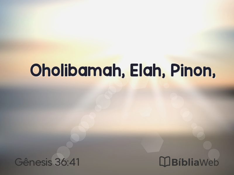 Gênesis 36:41 em imagem para compartilhar