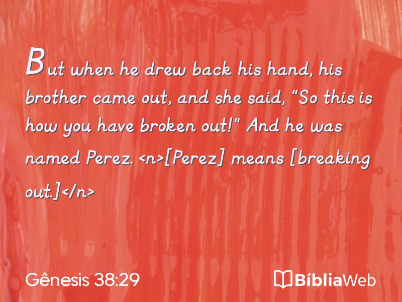 Gênesis 38:29 em imagem para compartilhar