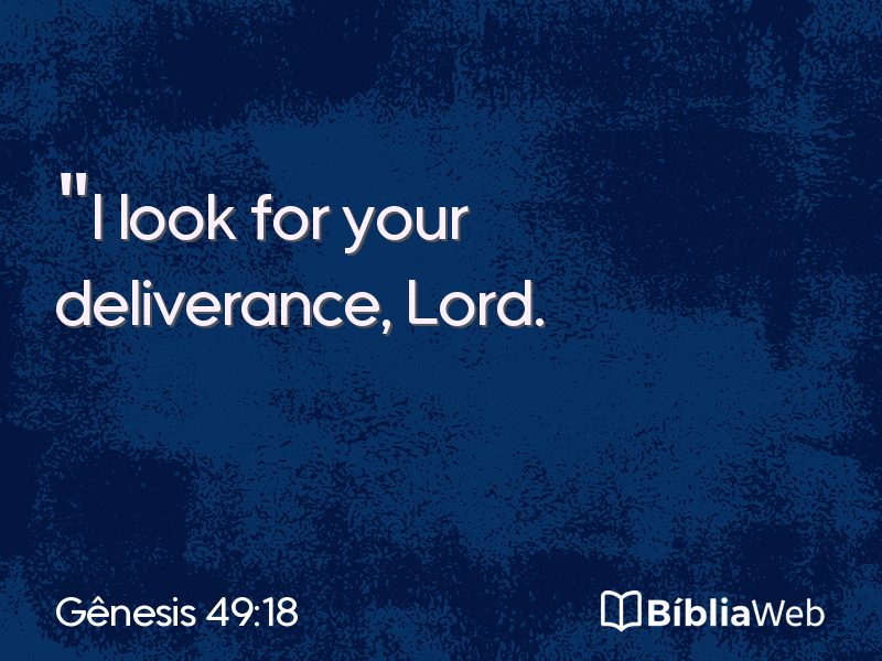 Gênesis 49:18 em imagem para compartilhar