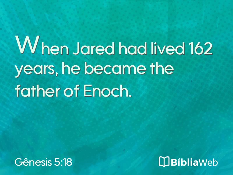 Gênesis 5:18 em imagem para compartilhar