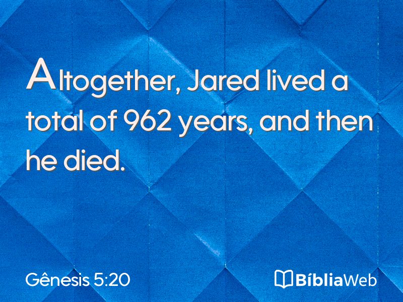 Gênesis 5:20 em imagem para compartilhar