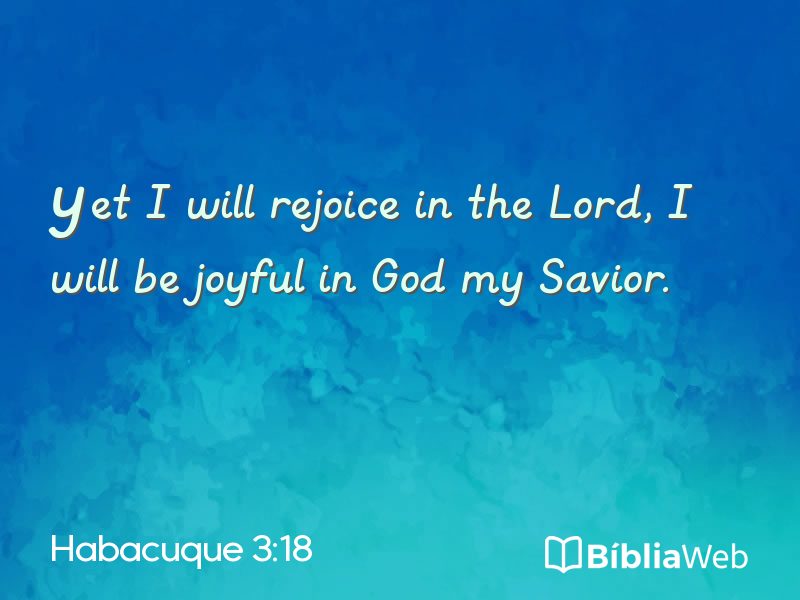 Habacuque 3:18 em imagem para compartilhar