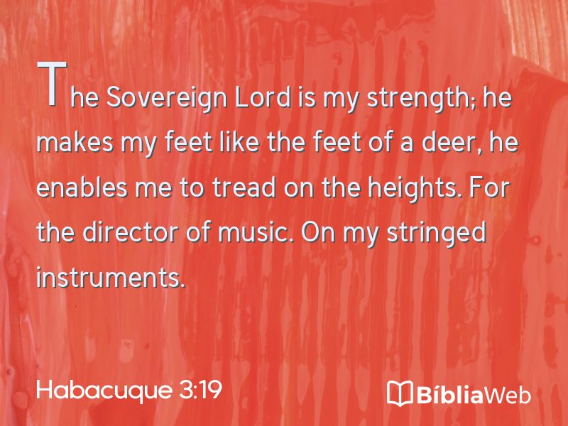 Habacuque 3:19 em imagem para compartilhar