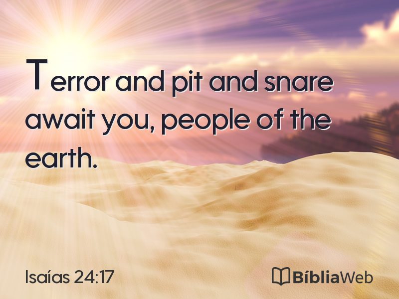 Isaías 24:17 em imagem para compartilhar