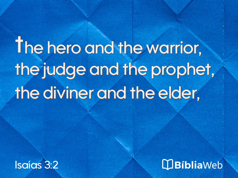 Isaías 3:2 em imagem para compartilhar