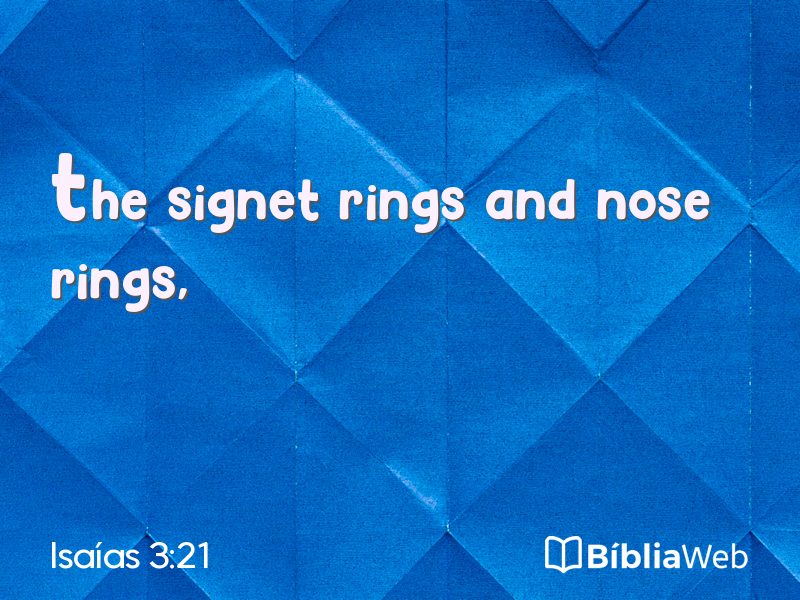 Isaías 3:21 em imagem para compartilhar