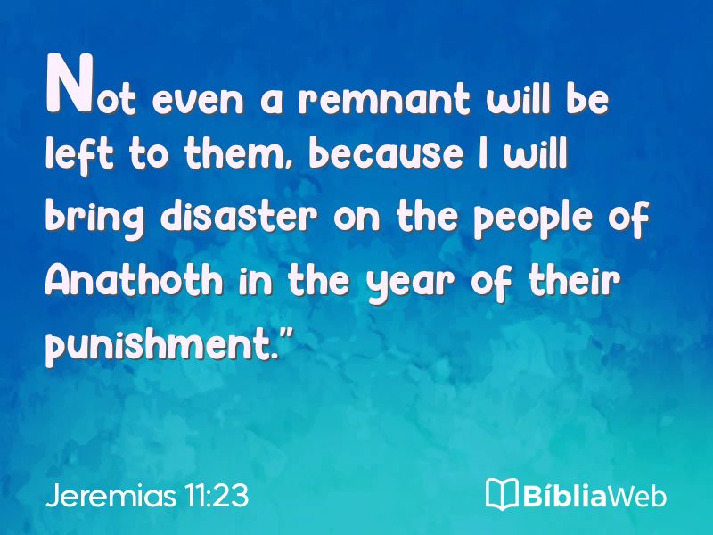 Jeremias 11:23 em imagem para compartilhar