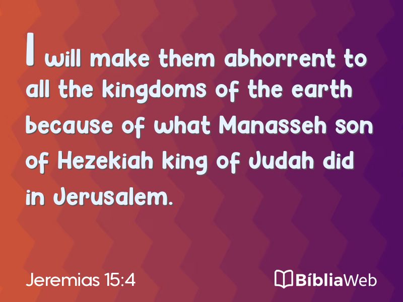 Jeremias 15:4 em imagem para compartilhar