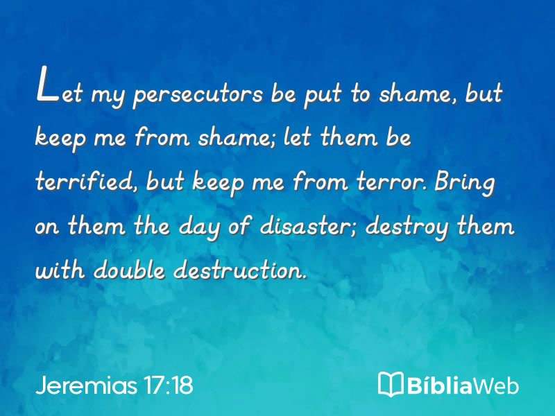 Jeremias 17:18 em imagem para compartilhar