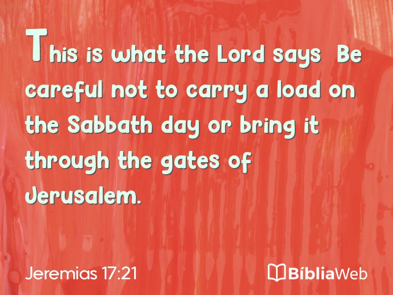 Jeremias 17:21 em imagem para compartilhar