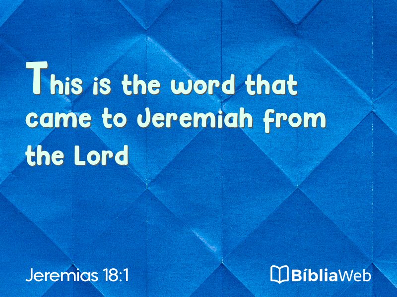 Jeremias 18:1 em imagem para compartilhar