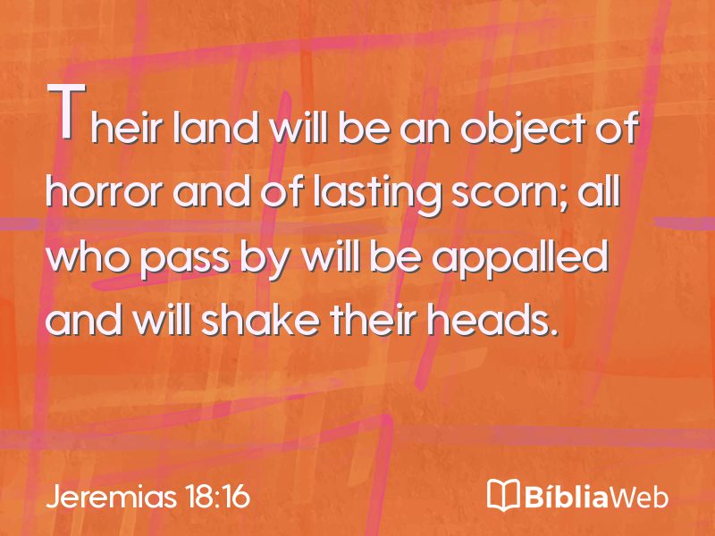 Jeremias 18:16 em imagem para compartilhar