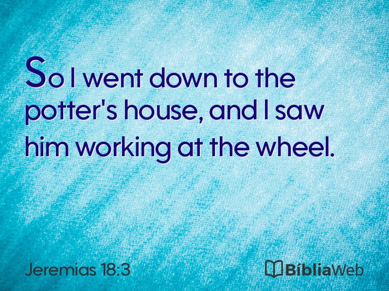 Jeremias 18:3 em imagem para compartilhar