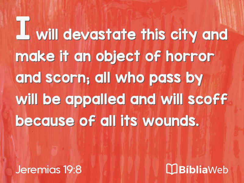 Jeremias 19:8 em imagem para compartilhar