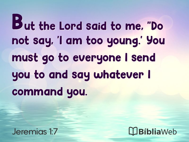 Jeremias 1:7 em imagem para compartilhar