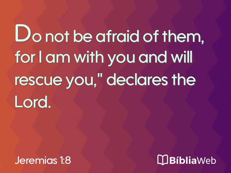 Jeremias 1:8 em imagem para compartilhar