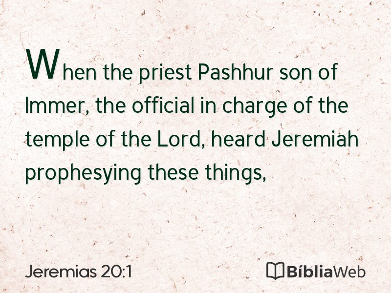 Jeremias 20:1 em imagem para compartilhar