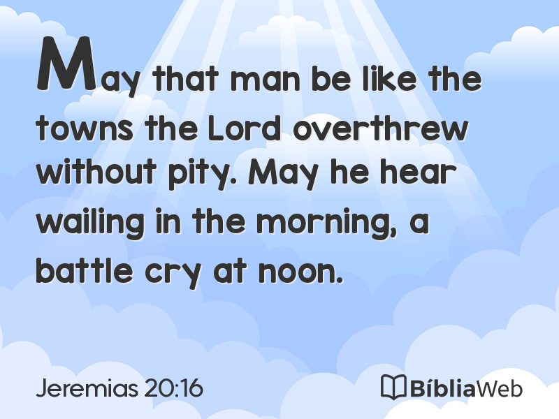 Jeremias 20:16 em imagem para compartilhar