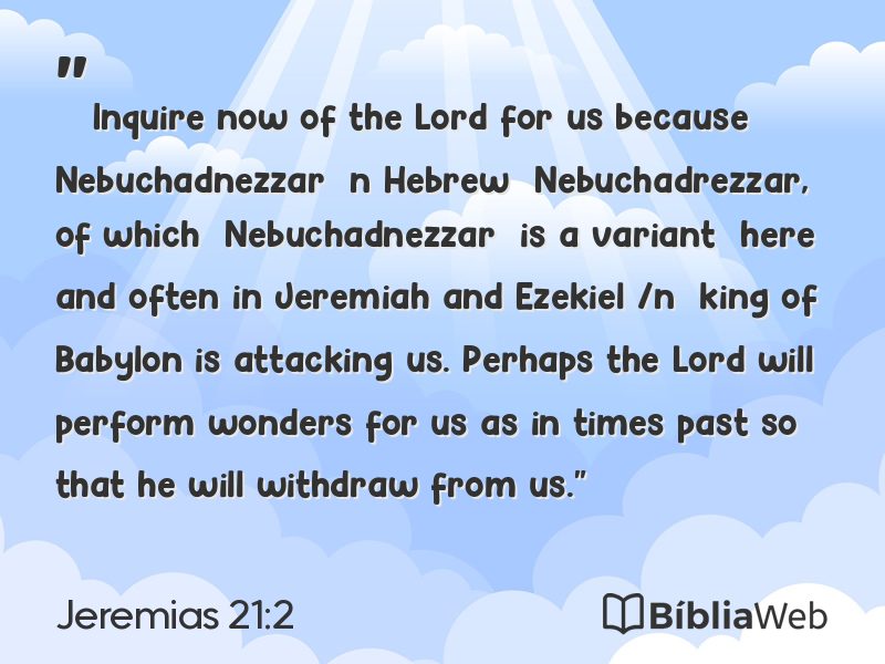 Jeremias 21:2 em imagem para compartilhar