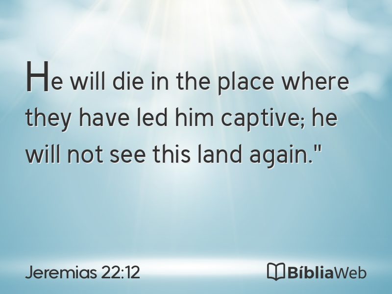 Jeremias 22:12 em imagem para compartilhar