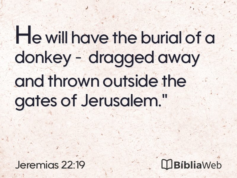 Jeremias 22:19 em imagem para compartilhar