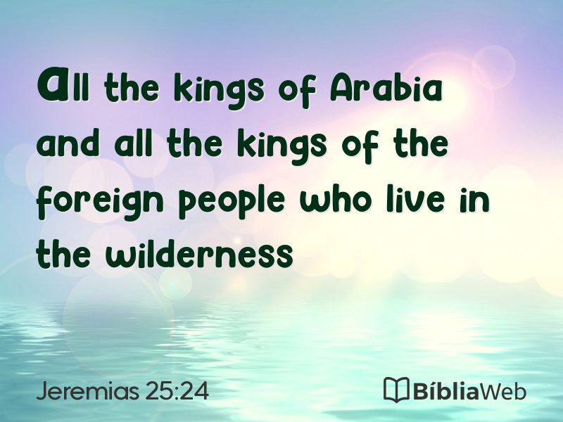 Jeremias 25:24 em imagem para compartilhar
