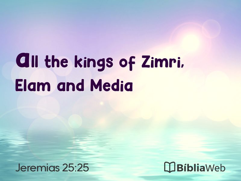 Jeremias 25:25 em imagem para compartilhar