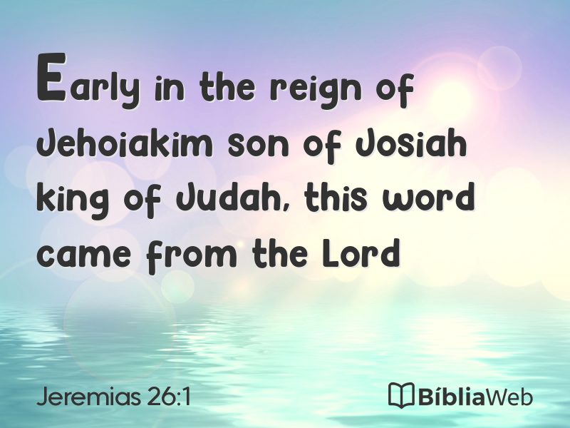 Jeremias 26:1 em imagem para compartilhar