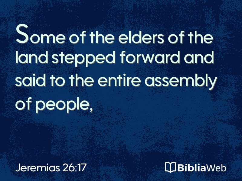 Jeremias 26:17 em imagem para compartilhar
