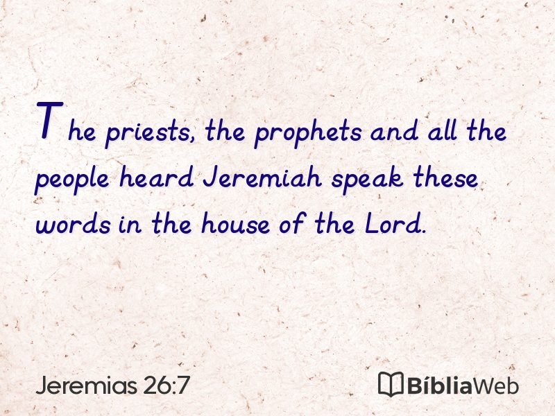 Jeremias 26:7 em imagem para compartilhar