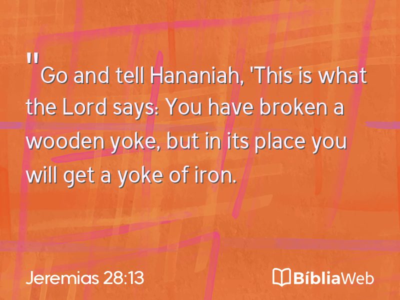 Jeremias 28:13 em imagem para compartilhar