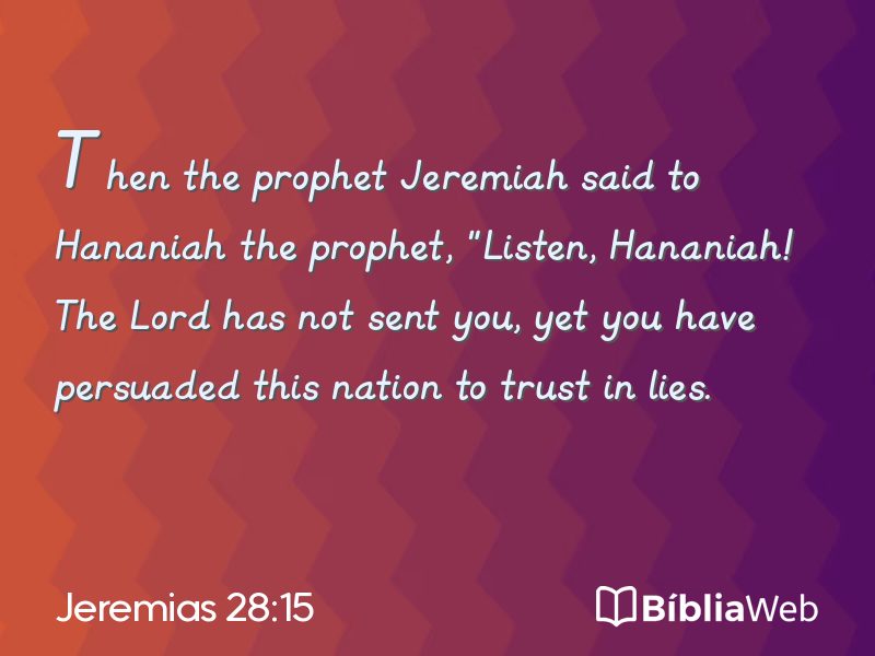 Jeremias 28:15 em imagem para compartilhar