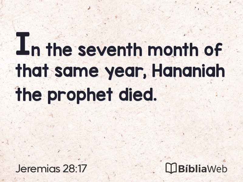 Jeremias 28:17 em imagem para compartilhar