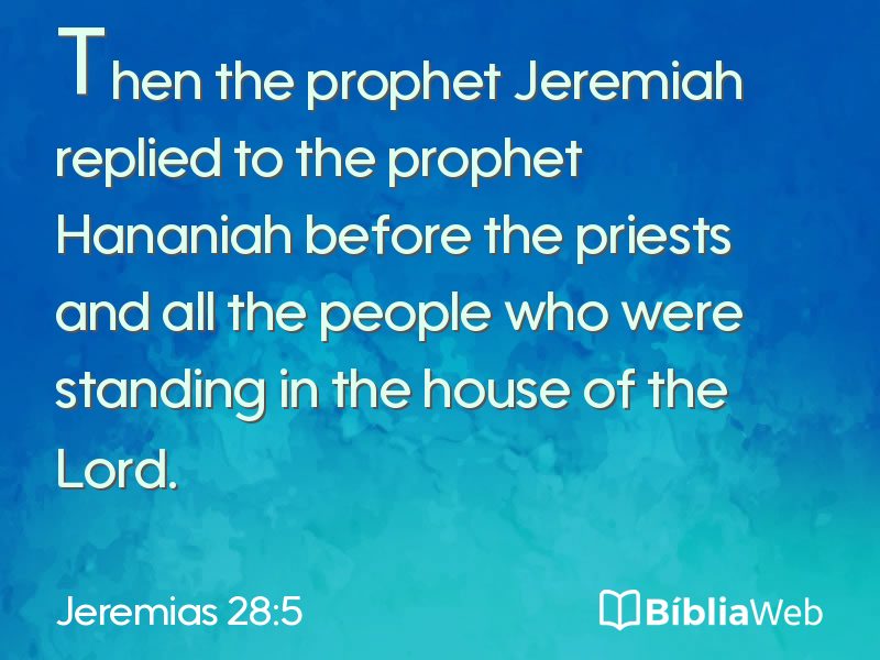 Jeremias 28:5 em imagem para compartilhar