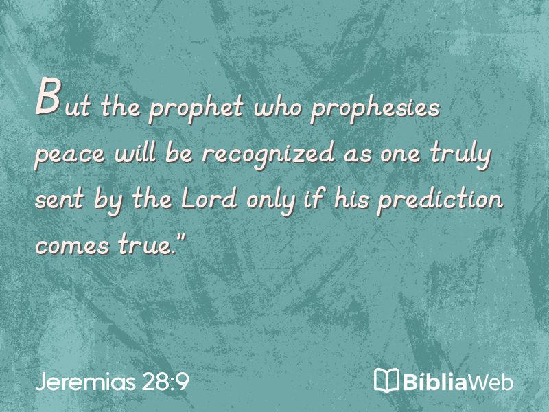 Jeremias 28:9 em imagem para compartilhar