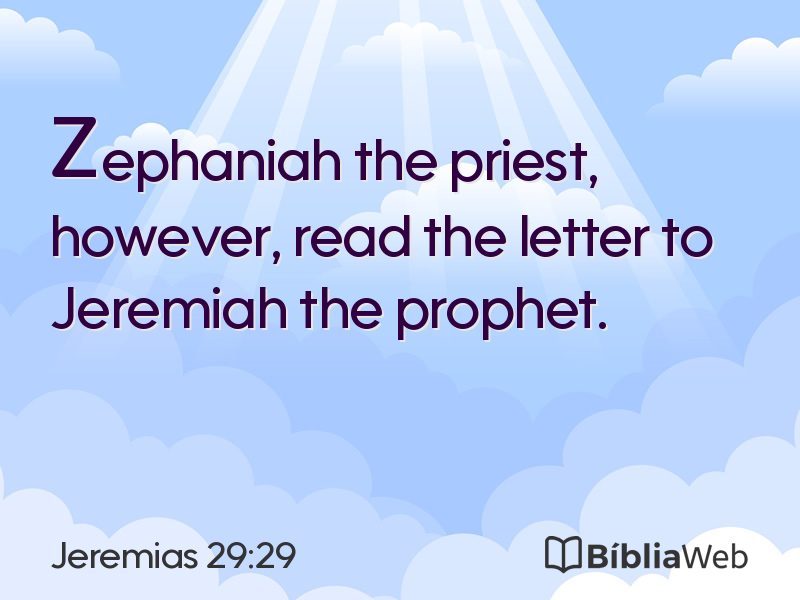 Jeremias 29:29 em imagem para compartilhar