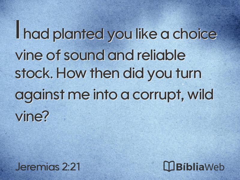 Jeremias 2:21 em imagem para compartilhar