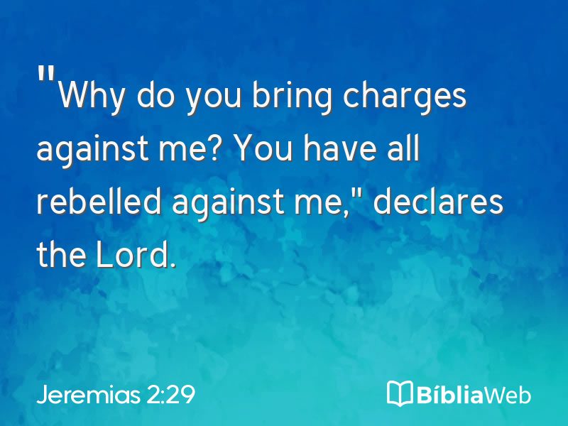 Jeremias 2:29 em imagem para compartilhar
