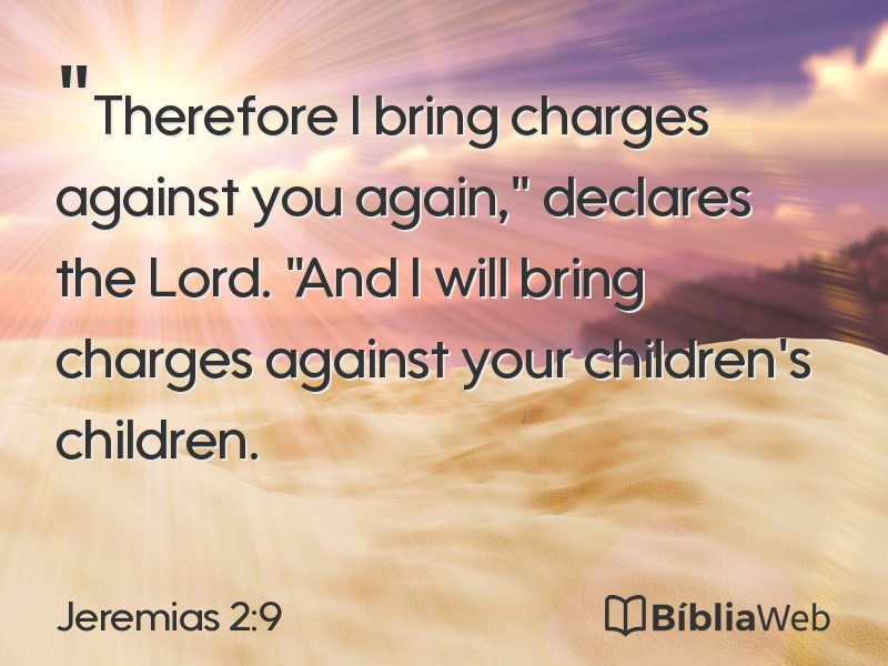 Jeremias 2:9 em imagem para compartilhar