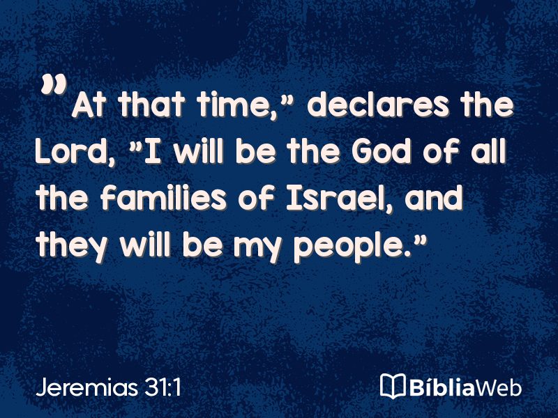 Jeremias 31:1 em imagem para compartilhar