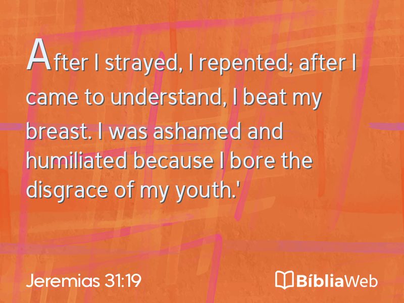 Jeremias 31:19 em imagem para compartilhar