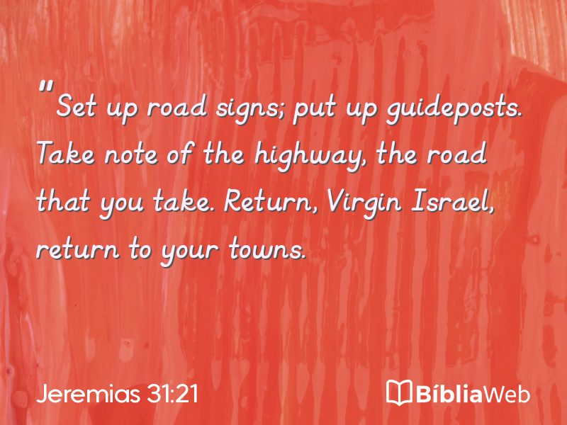 Jeremias 31:21 em imagem para compartilhar