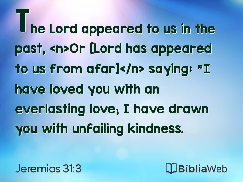 Jeremias 31:3 em imagem para compartilhar